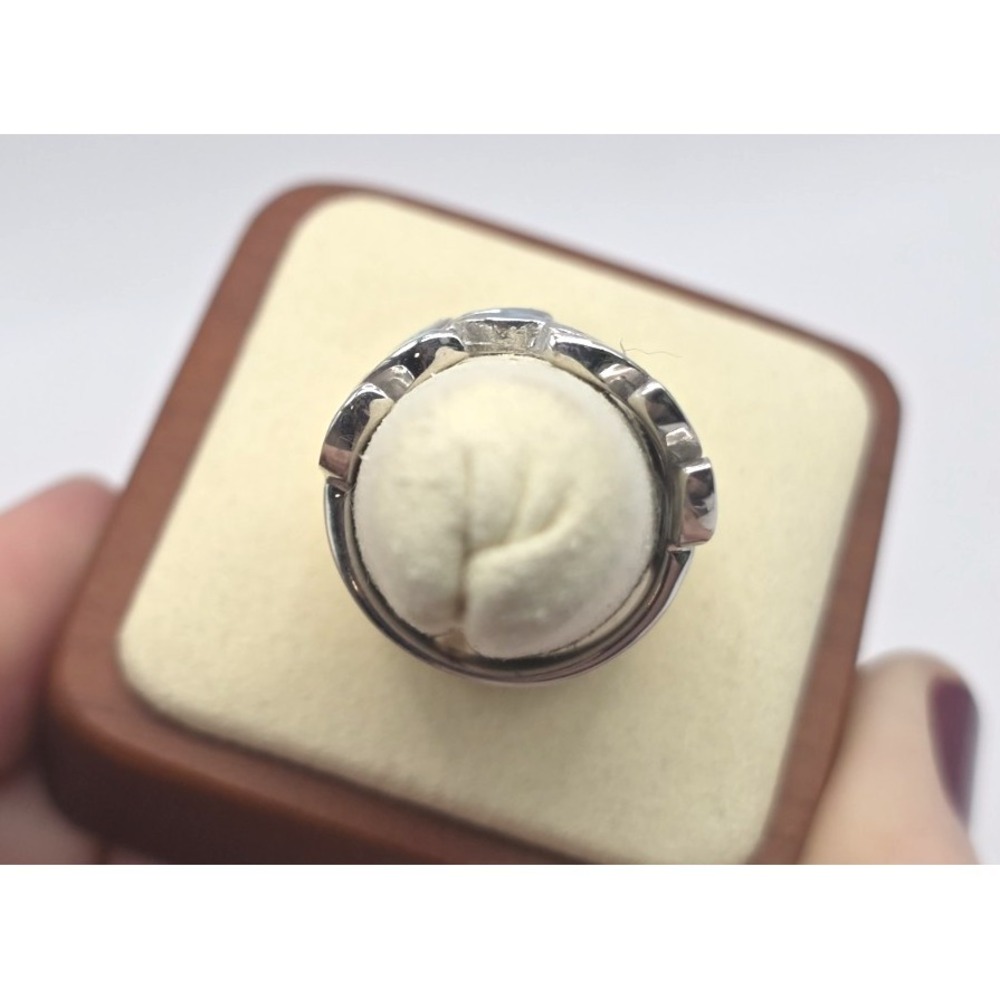 Blue Lab‎ Opal Ring Womens Size 7 Fern Leaf Plant Wrap Sterling Silver 925 NWOT - Picture 6 of 12